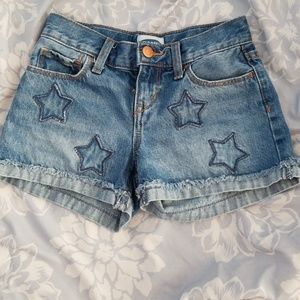 Girls size 7 jean shorts